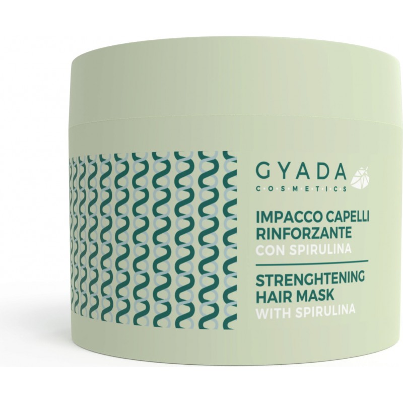 STRENGTHENING HAIR MASKE WITH SPIRULINA STRENGTHENING HAIR MASKE WITH SPIRULINA