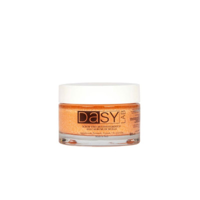 Face scrub with Sicilian citrus fruits